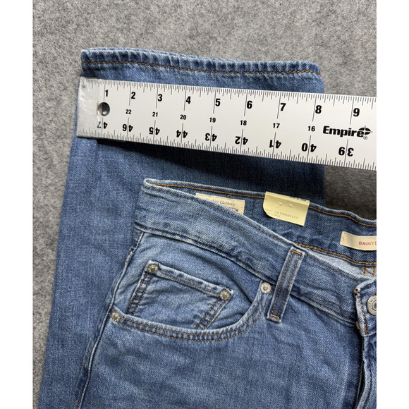 Levis Baggy Dad Jeans Womens 29x30 Blue Denim Relaxed Straight Leg Loose Casual - Picture 8 of 12